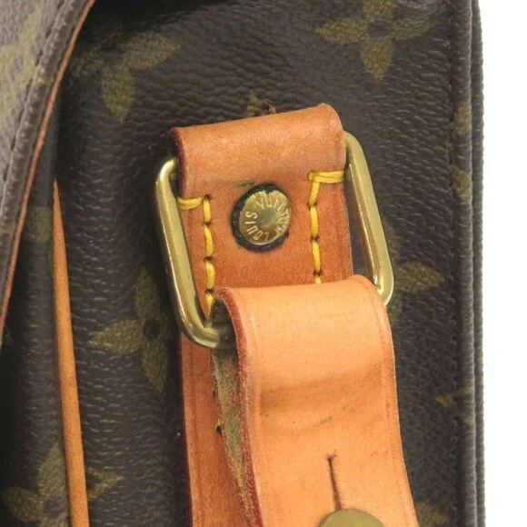 LOUIS VUITTON Authentic Brown Monogram Shoulder Bag - Picture 8 of 10